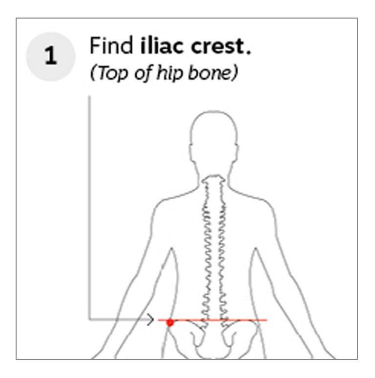 How to measure hip belt size
