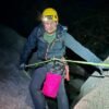 Pink Small ultralight ECOPAK rope bag in pink for canyoneering