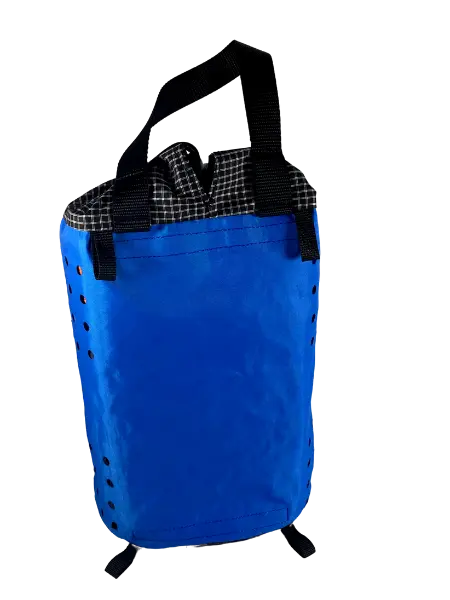 Small Rope Bag Blue 01 Ecopak Ultralight rope bag, size small