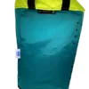 1E Teal front ECOPAK tm Ultralight Rope Bag for Canyoneering V2