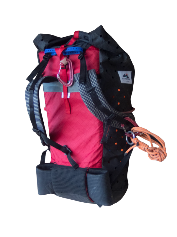 Sandstone ultralight canyoneering backpack large view with backpad