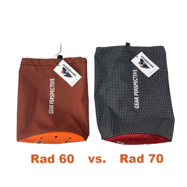 Rad70_square Rad 70 Ultralight Rope Bag square view - ski mountaineer rope bag