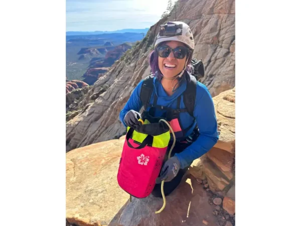 1E Jasmine 5 ECOPAK tm Ultralight Rope Bag for Canyoneering V2