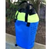 1E blue ECOPAK tm Ultralight Rope Bag for Canyoneering V2