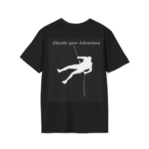 38192-98.jpg Elevate Your Adventure black unisex graphic tee
