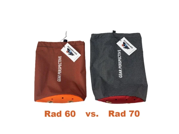 Rad 70 Ultralight Rope Bag square view - ski mountaineer rope bag